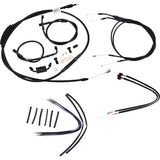 Burly Brand Complete Cable Kit - B30-1123 For Harley Dyna Wide Glide / Street Bob / Super Glide Custom / Switchback 2012-2017