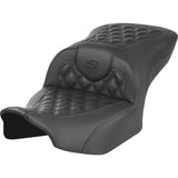 Saddlemen Roadsofa™ Lattice Stitch Seat Without Backrest Carbon Fiber - 823-07-20600 For Harley Touring 2023-2026