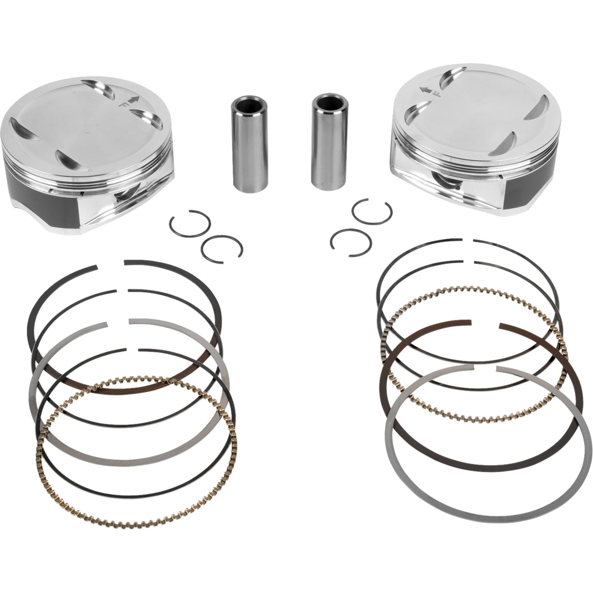 JE Pistons Piston Kit 4.320" Bore 4.500" Stroke 11.5:1 CR 114" M8 - 399159 For Harley Motorcycles 2017-2025