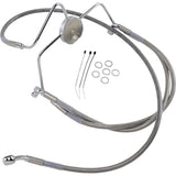 DRAG SPECIALTIES Extended Length Stainless Steel Brake Line Kit Front