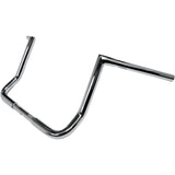 LA Choppers 1-1/4" Twin Peaks Touring Handlebar 12" Chrome - LA-7361-12 For Harley Touring 1996-2022