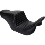 LePera Tailwhip Up Front Seat Pleated - LVU-587PT For Harley Touring 2023-2026