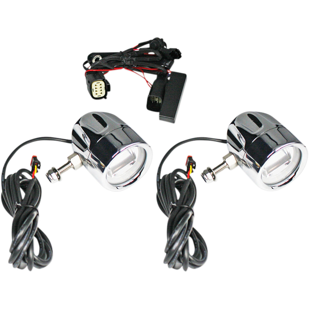 Custom Dynamics Fog Light - PB-FOG-SS8-C For Harley Touring 2009-2013