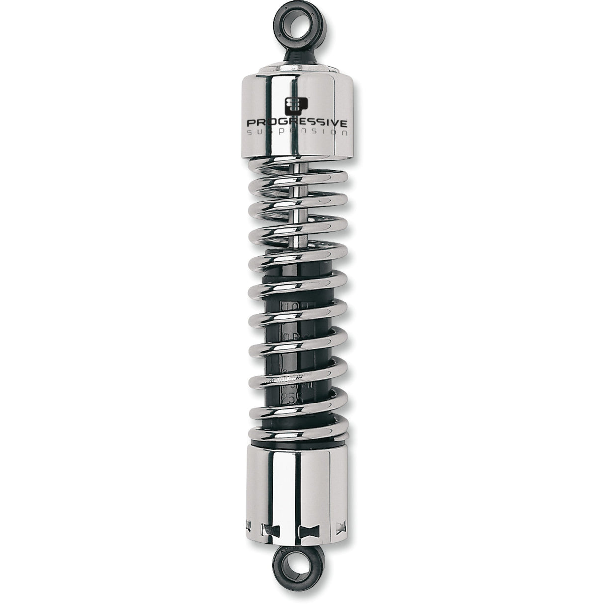 PROGRESSIVE SUSPENSION PS4048C 412-4048C 412 Series Shocks — Black/Chrome - 12.5" - Heavy Duty - Chrome - H-D