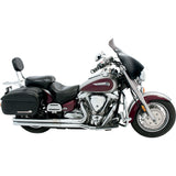 MEMPHIS SHADES 2350-0134 MEM0923 Slotted Stainless Steel Batwing Fairing Trim Fairing Windshield Trim - Stainless Steel - Slotted - Slim