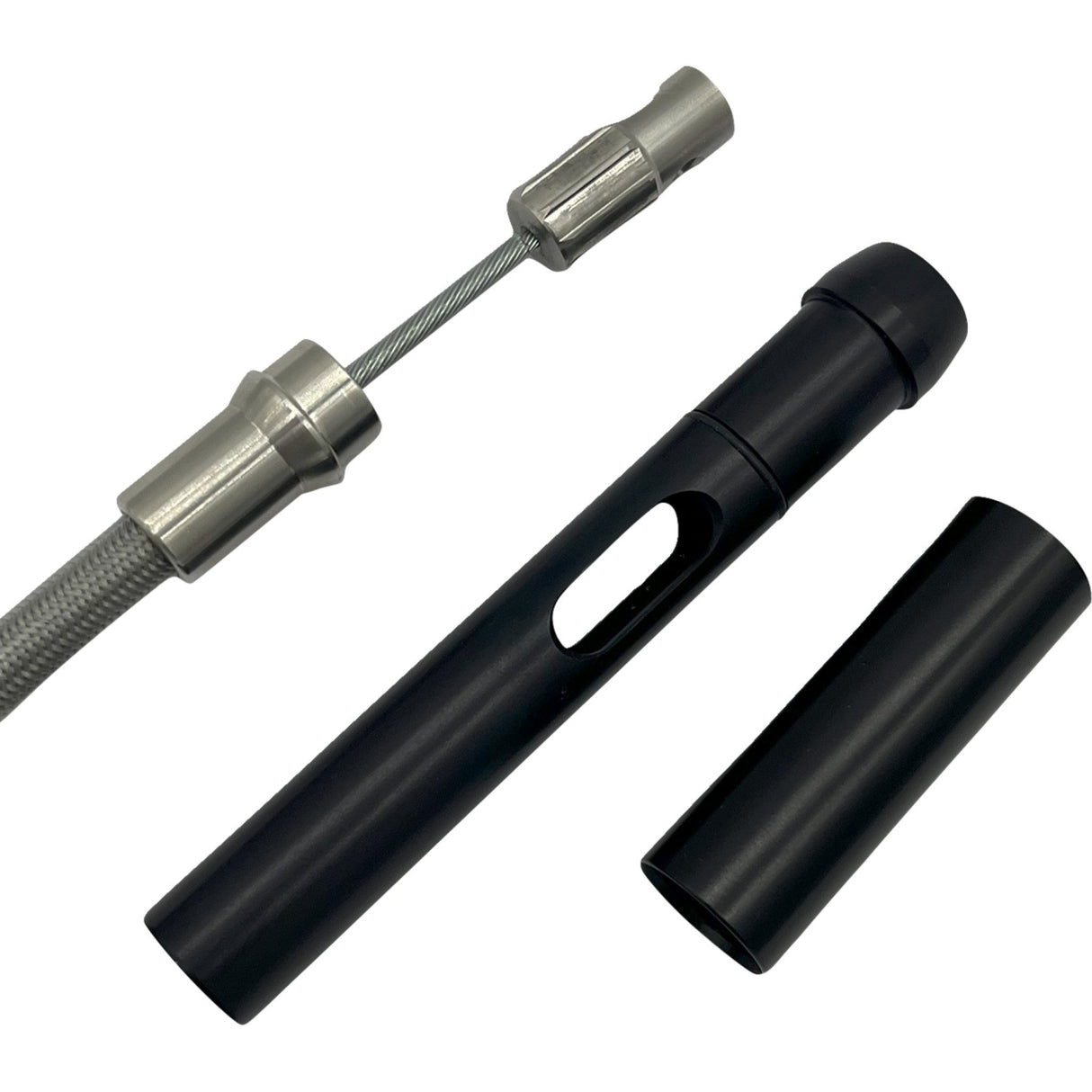 FAT BAGGERS INC. 0662-1225 108000 EZ Install Upper Clutch Cable - FLHX/FLTR SE - Stock - Braided