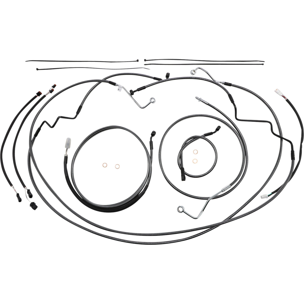 MAGNUM SHIELDING 0662-0815 787871 KARBONFIBR Designer Handlebar Installation Kit