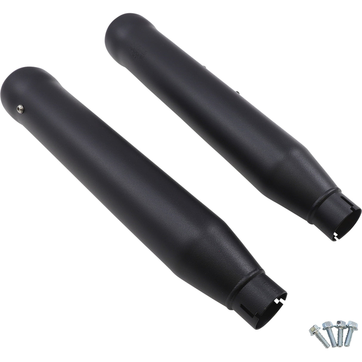 Cobra Neighbor Hater Slip-On Mufflers Raven Black Softail - 6047B For Harley Softail 2018-2024