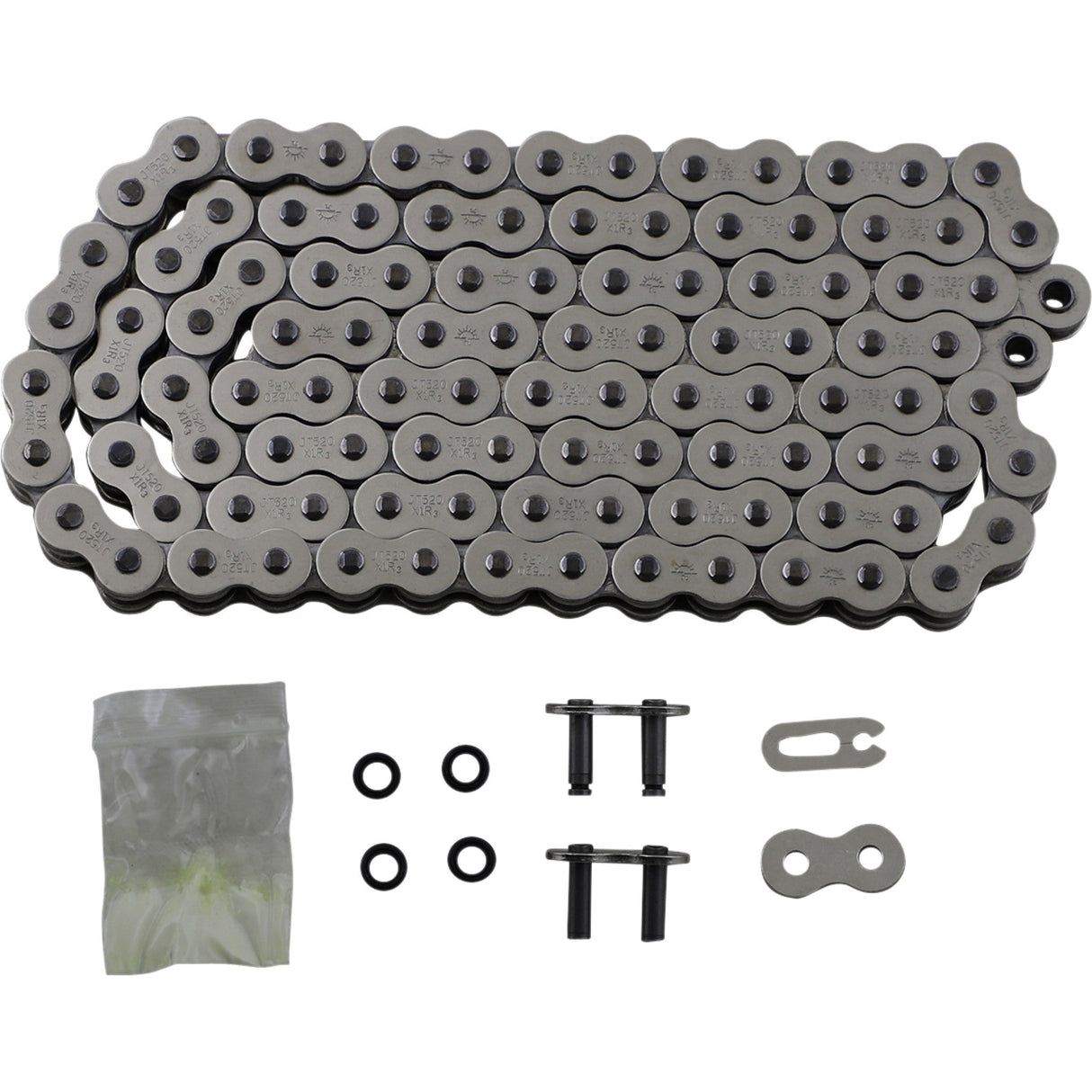 JT CHAINS 1223-1593 JTC520X1R3NN110DL 520 X1R3 Drive Chain 520 X1R3 Chain - Nickel - 110 Link