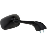 EMGO 0640-0677 20-37421 OEM-Style Replacement Mirror Mirror - Side View - Rectangle - Black - Right
