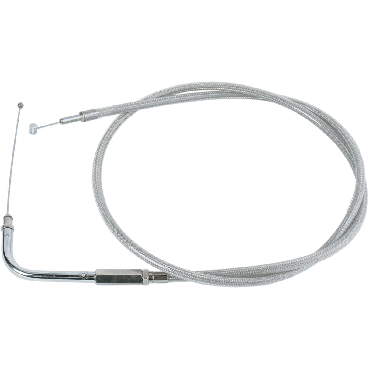 DRAG SPECIALTIES 0650-0293 Stainless Braided Throttle Cable 31-3/4"