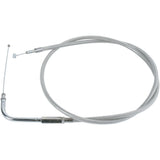 DRAG SPECIALTIES 0650-0318 Stainless Braided Throttle Cable 32-1/2"
