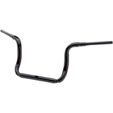 LA Choppers 1-1/2" Grande Traditional Ape Hanger Handlebar 12" Black - LA-7323-12B For Harley Touring 1983-2013