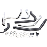 Cobra PowerPort 2-Into-2 Header System - 6253DBRB1 For Harley Touring 2010-2016
