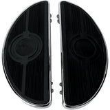DRAG SPECIALTIES Vintage Half-moon Style Floorboards Floorboard - Vibration Inserts FL