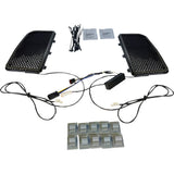 Custom Dynamics Lower Fairing Amber White Light Inserts - CD-LF-AW-B For Harley Touring 2014-2025