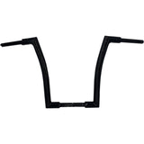 FAT Baggers INC. 1-1/2" EZ Install Flat Top Handlebar 16" Black - 607016-B For Harley Touring 2008-2016