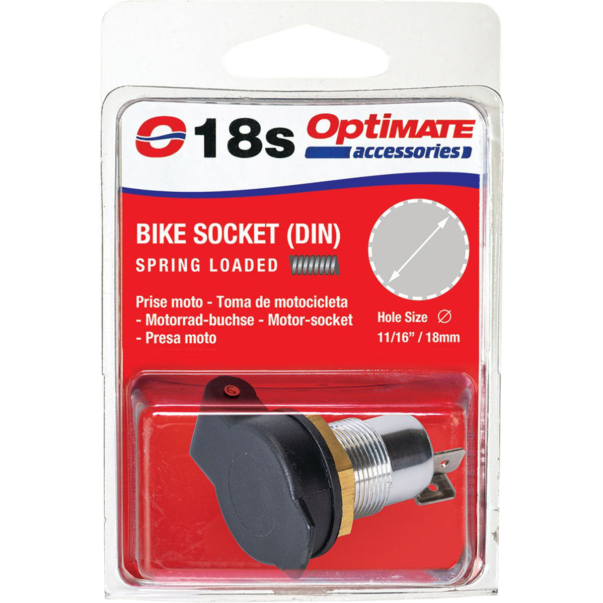 TECMATE 3807-0466 O-18S DIN Socket