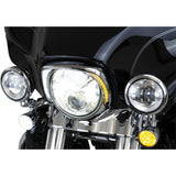 CIRO 2040-2762 45205 Fang® Headlight Bezel - Chrome