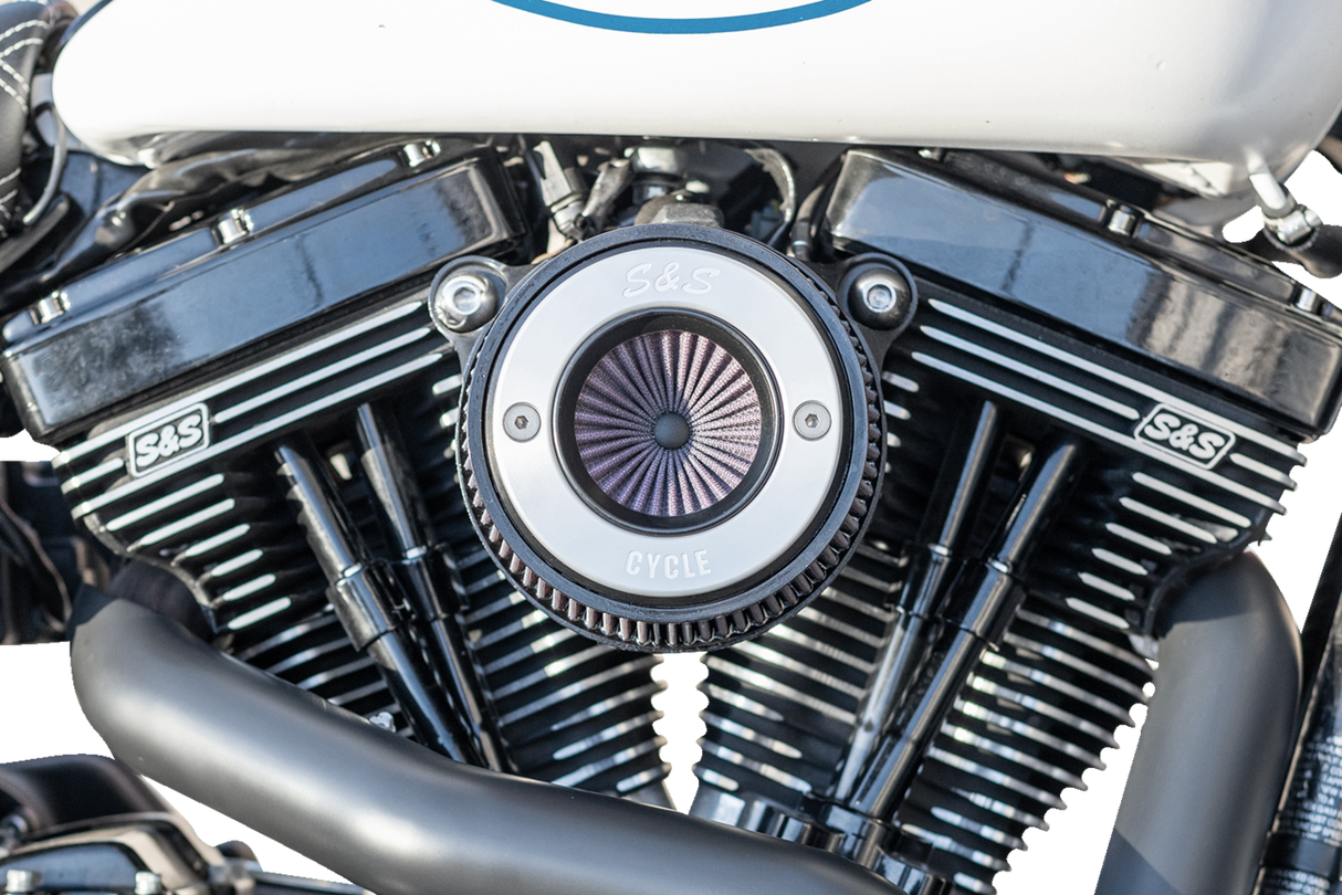 Air Stinger Stealth Air Cleaner Kit - Black Chrome Ring - 1010-2960
