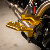 Thrashin Supply CO. Aggressor Floorboards Gold - TSC-2219-5 For Harley Touring 1984-2026