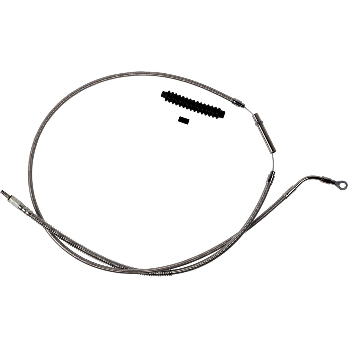 Barnett High-Efficiency Stainless Steel Clutch Cable For Harley-Davidson +8" - 102-30-10066-8 For Harley Touring 2021-2025