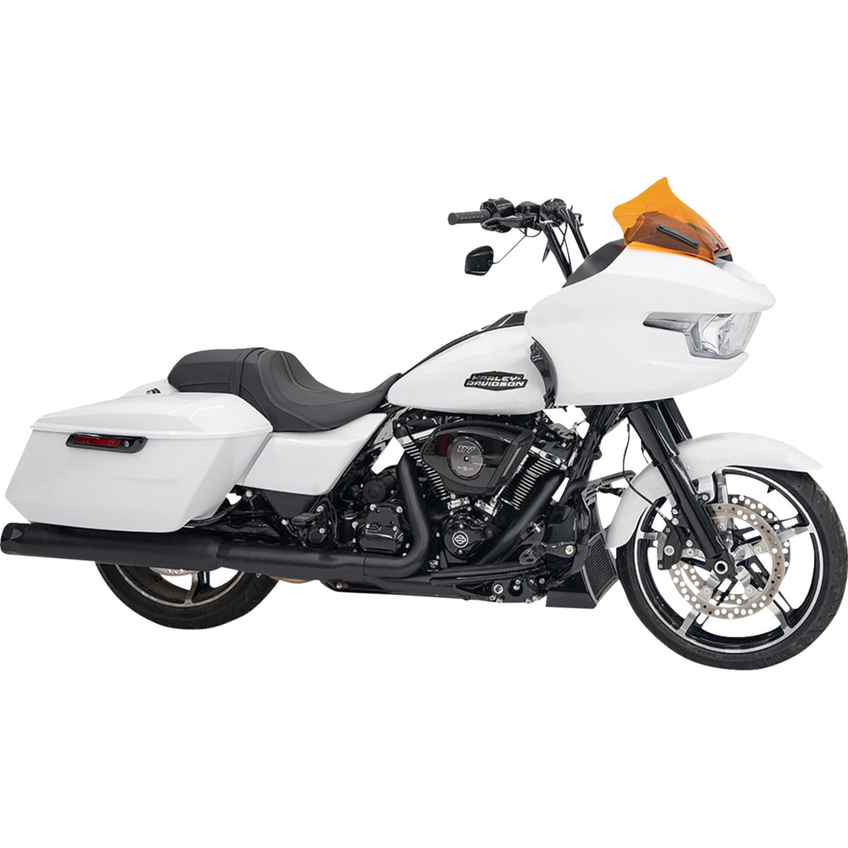 Klock Werks Kolor Flare® Windshield 10" Orange - KWW-01-0716 For Harley Road Glide 2023-2026