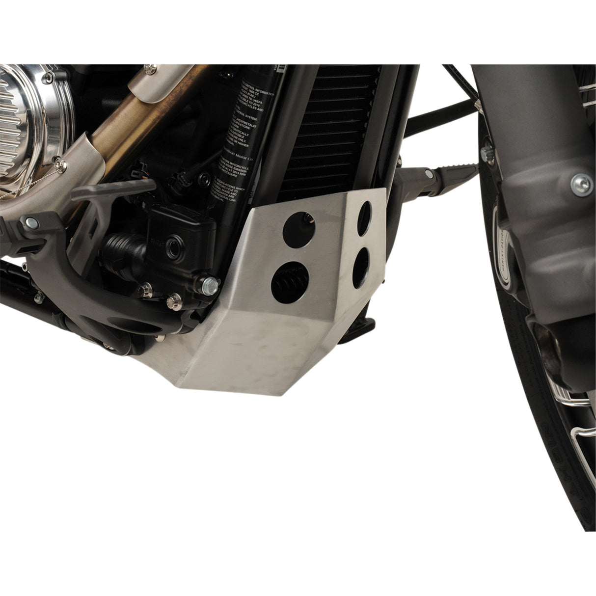 Speed Merchant Skid Plate Aluminum Softail - SM-STSPBR For Harley Motorcycles 2018-2020