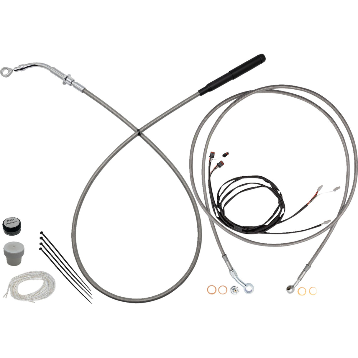 Fat Baggers Inc. Cable Kit - 219012-C For Harley Touring 2021-2024