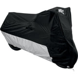 NELSON RIGG MC904M MC-904-02-MD Deluxe All-Season Motorcycle Cover Motorcycle Cover - Black/Silver - Medium