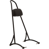 Burly Brand 20" Tall Sissy Bar Black - B13-1501B For Harley Sportster 2004-2022