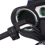 Ciro Shock & Awe® Multi-Color LED Speaker Accents Speaker LED Chrome - 42100 For Harley Touring 2014-2025