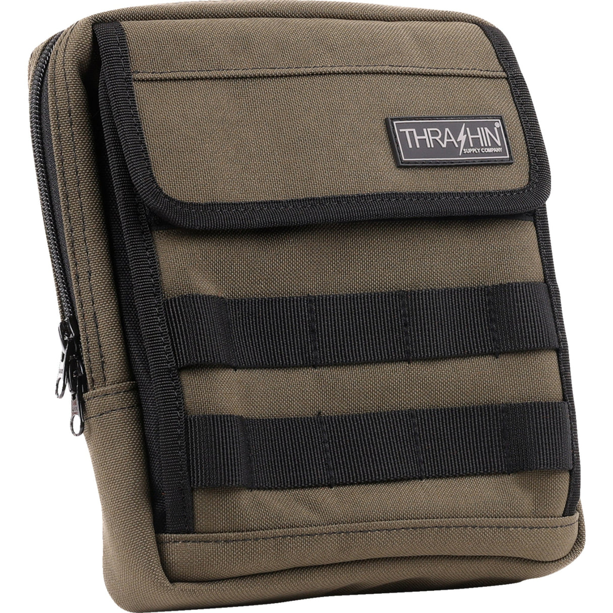 THRASHIN SUPPLY CO. 3510-0209 THB-0031 Handlebar Bag Slim - Green