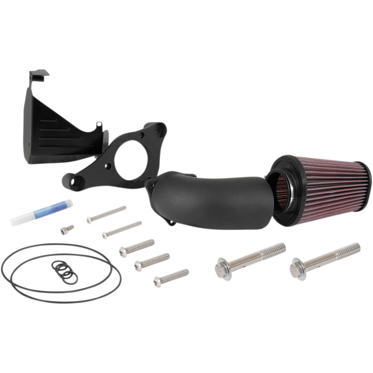 K & N Aircharger® Intake System With Mandrel-Bent Aluminum Intake Tube Kit Black - 57-1138 For Harley Motorcycles 2017-2021