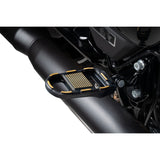 DRAG SPECIALTIES 1620-2784 Footpegs adjustable  - black/gold