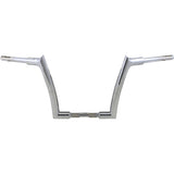 FAT Baggers INC. 1-1/2" EZ Install Pointed Top Handlebar 12" Chrome - 807012 For Harley Touring 2008-2016