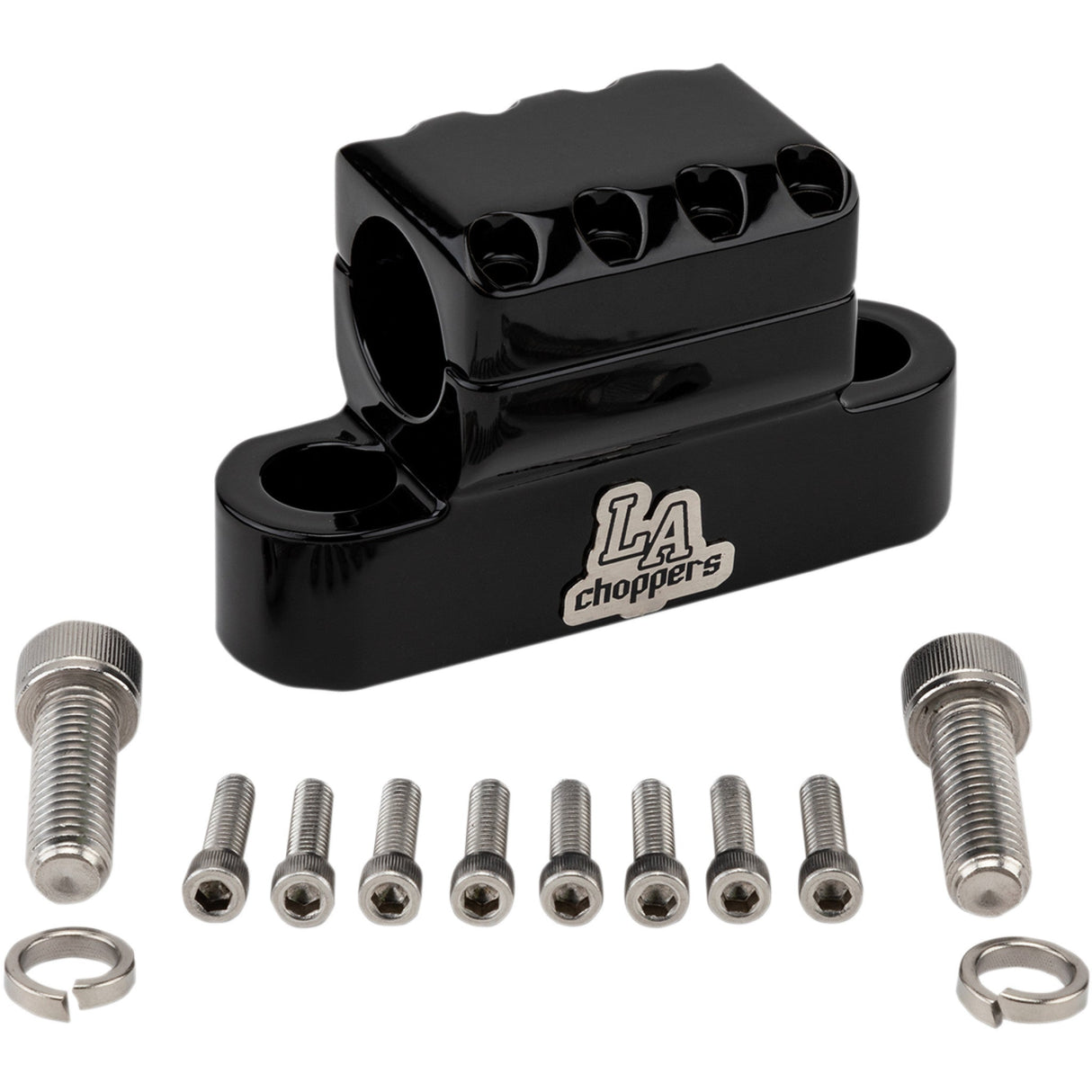 LA CHOPPERS 0603-0823 LA-7335-XXCB Kage Fighter Handlebar Clamp - Black