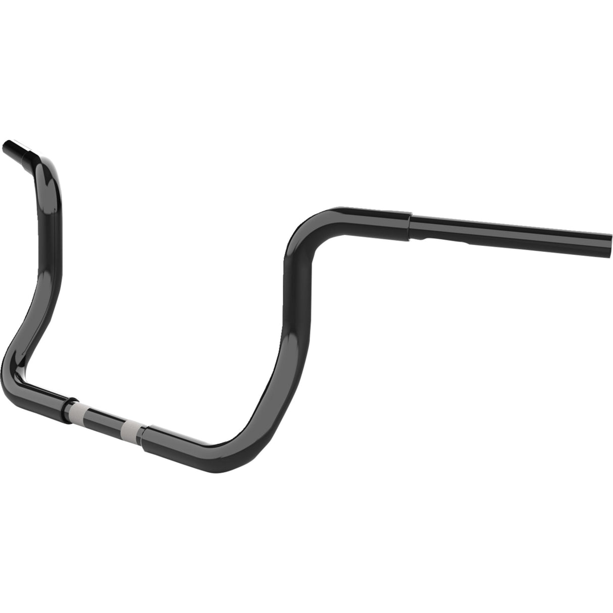 LA Choppers Twin Round Handlebar 10" Black - LA-7325-10B For Harley Touring 1996-2023