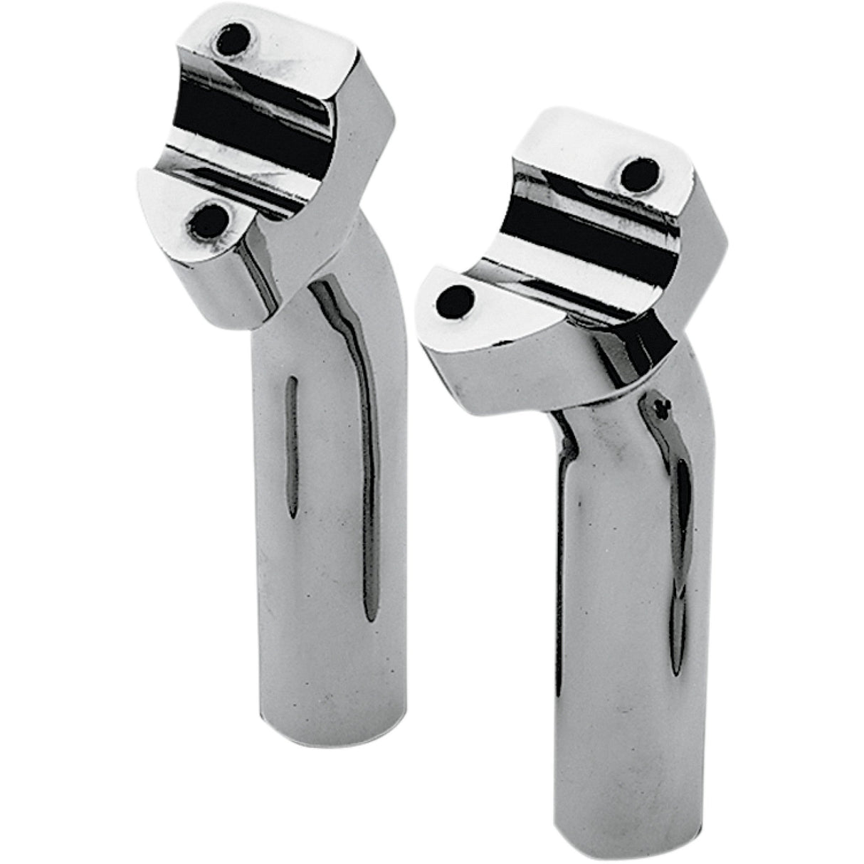 DRAG SPECIALTIES Buffalo Billet Aluminum Handlebar Riser Risers - Chrome