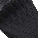 DRAG SPECIALTIES SEATS 0801-1252 EZ-ON Mount Forward Low Solo Seat Forward Low Solo Seat - Diamond - Black Stitching - FL '08-'23