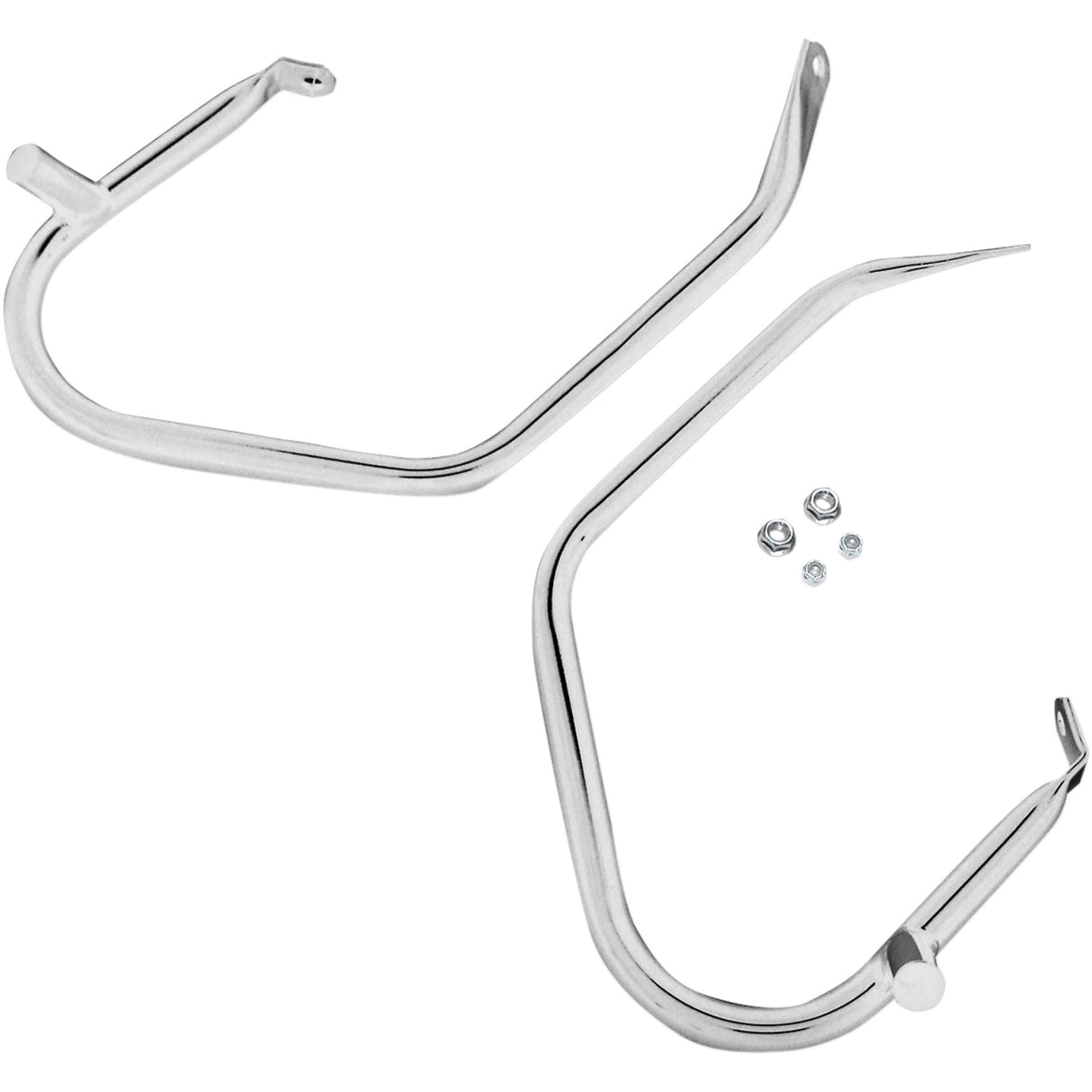 DRAG SPECIALTIES 0505-1563 Low-Profile Saddlebag Guards Saddlebag Guard - Chrome