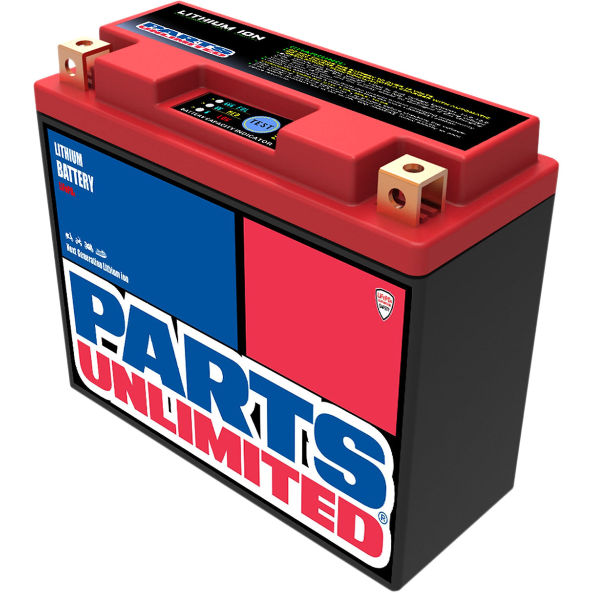 Parts Unlimited Lithium LiFePO4 Battery HJT12B-FP For Ducati Motorcycles 2001-2016 | Kawasaki Ninja 2005-2010