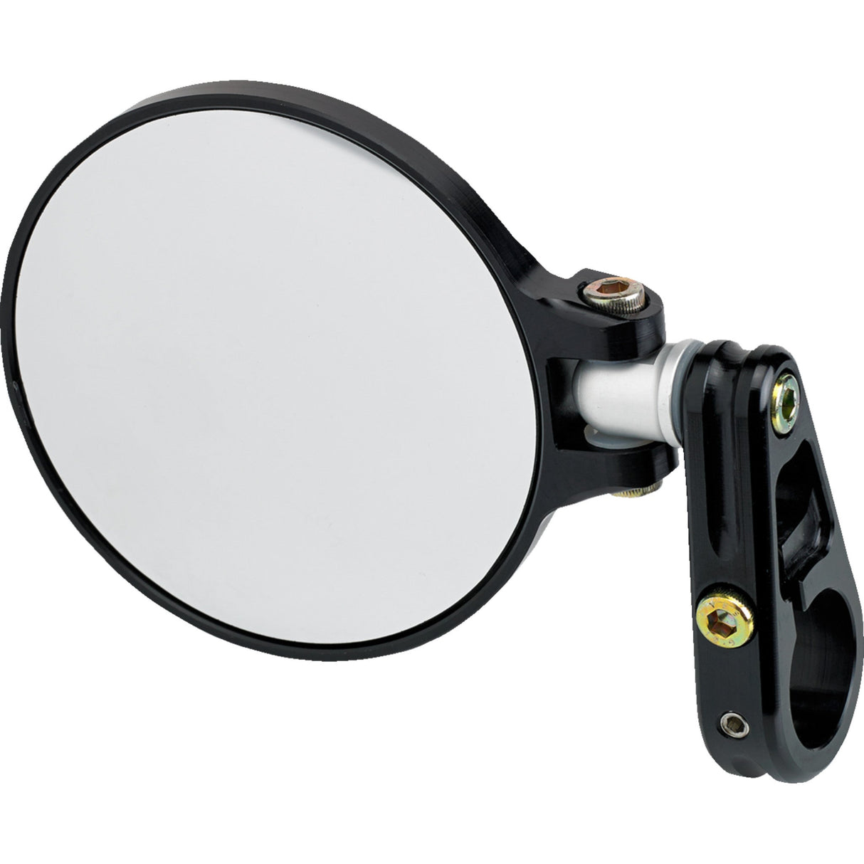 JOKER MACHINE 0640-0487 09-303B Folding Bar End Mirror Folding Bar-End Mirror - 3-1/4" - Black