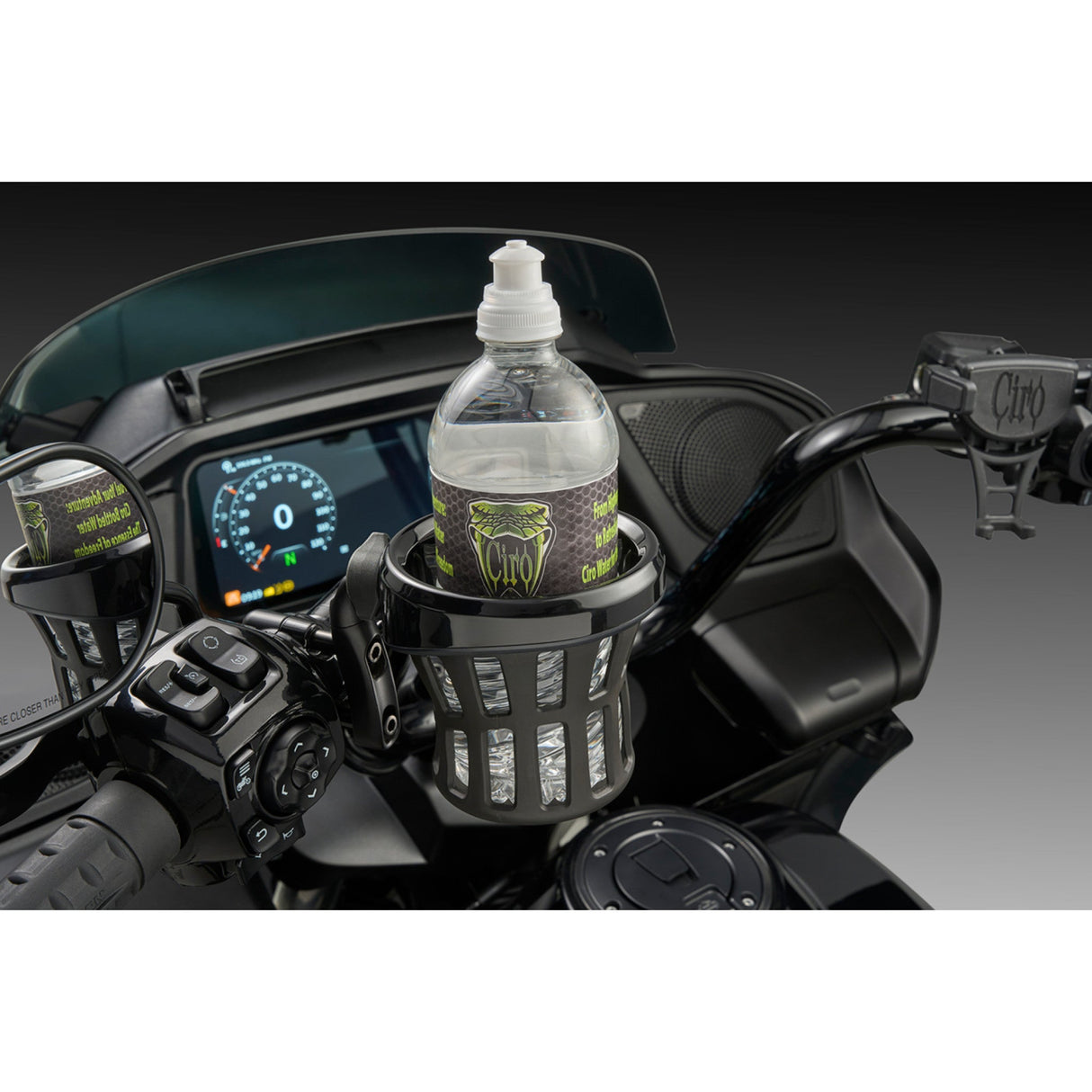CIRO 0636-0589 55611 Gen 2 Drink Holder - Black - Black Perch Mount