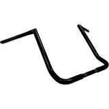 LA Choppers 1-1/4" Twin Peaks Touring Handlebar 16" Black - LA-7361-16B For Harley Touring 1996-2022