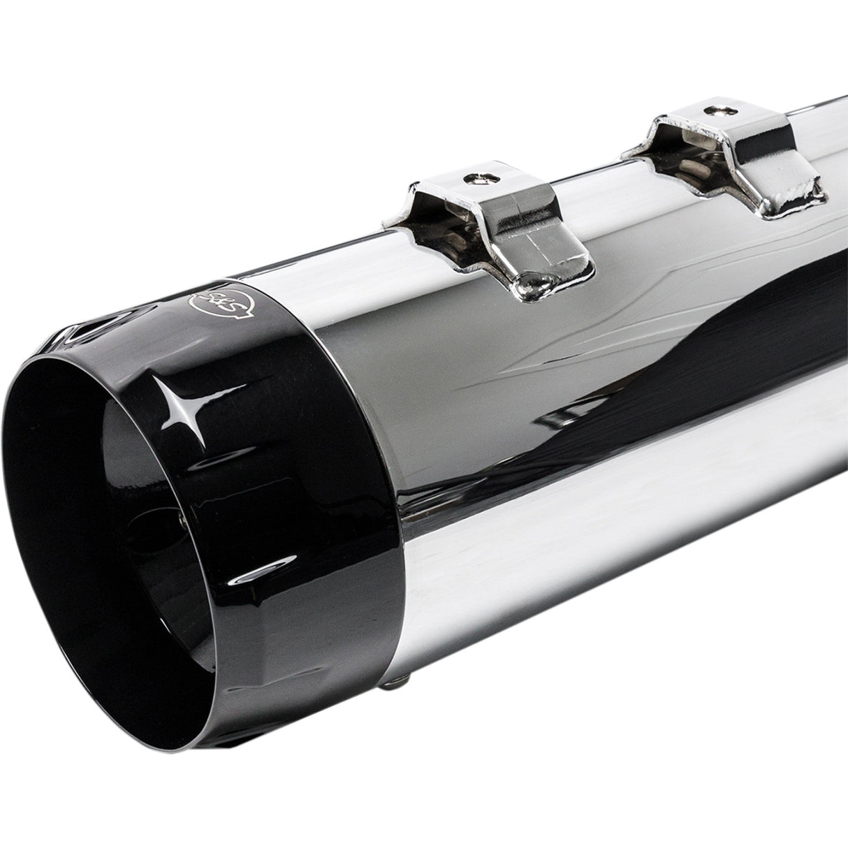 S&S Cycle 4-1/2" MK45 Performance Mufflers — Thruster Black Thruster - 550-0664 For Harley Touring 2017-2026