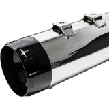 S&S Cycle 4-1/2" MK45 Performance Mufflers — Thruster Black Thruster - 550-0664 For Harley Touring 2017-2026