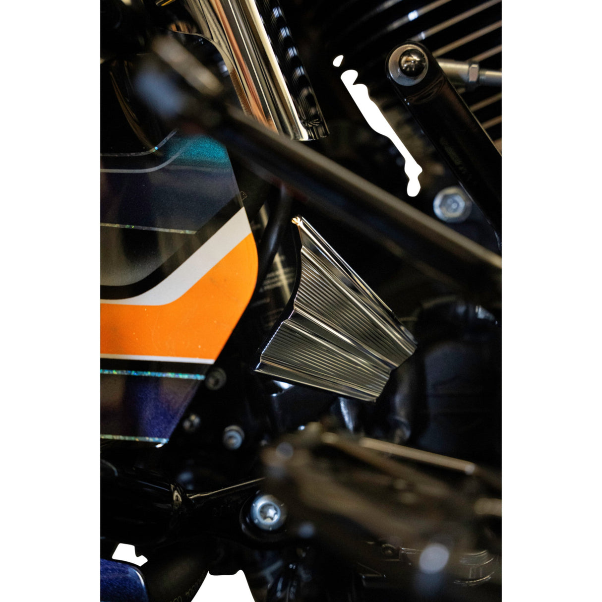 Kodlin USA Horn Relocation Kit Horn Chrome - KUS25851 For Harley Touring 2023-2026