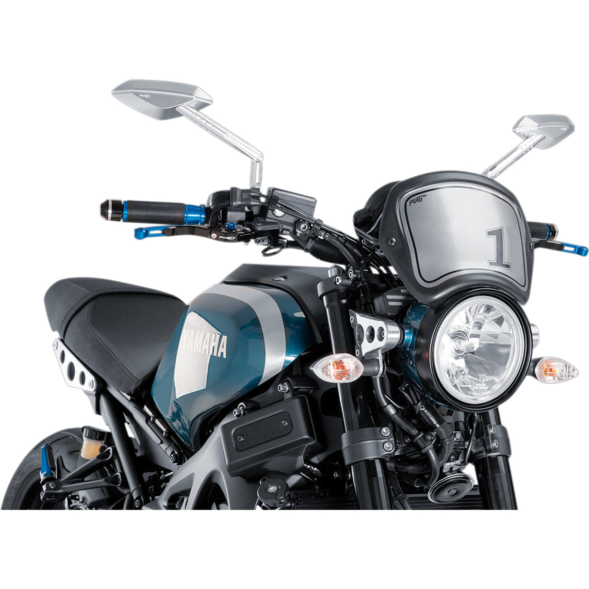 Puig Hi-Tech Parts Frontal Plate - 9168J Yamaha 900 2016-2021
