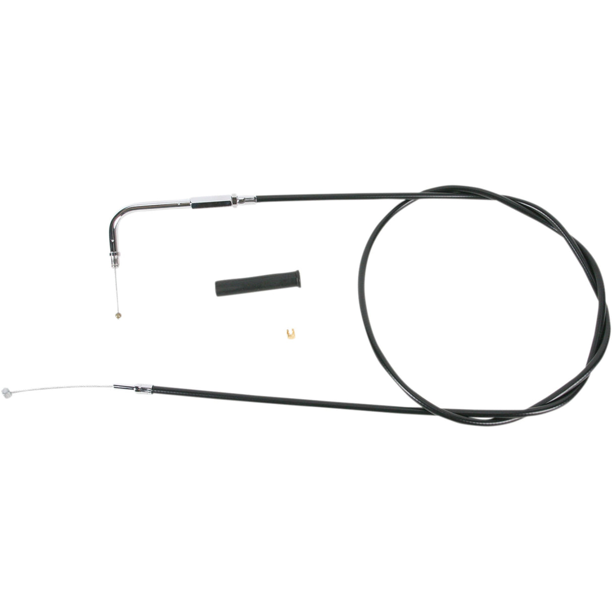 DRAG SPECIALTIES Black Vinyl Cable Throttle